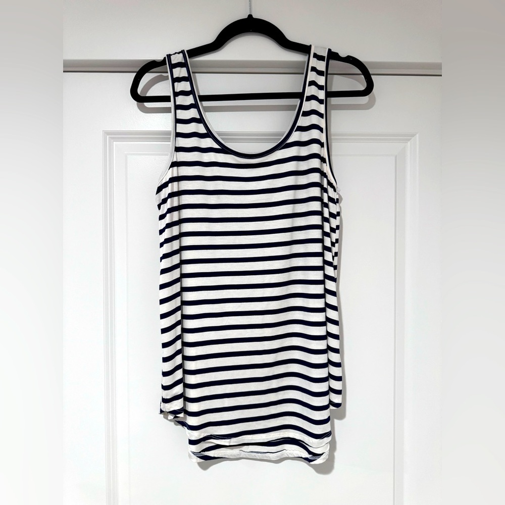 Brand New CJ’s Fave Navy & White Stripe Tank - size XL